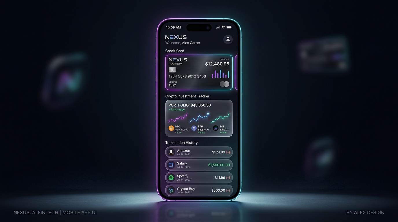 Nexus Pay Fintech & Crypto Mobile App